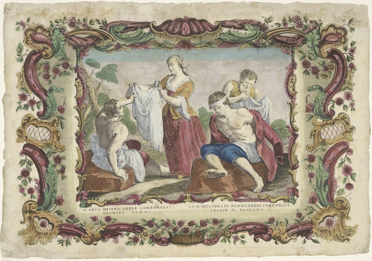 裸体者的衣服
IV opus misericordiae corporalis / La quarta obra de misericordia corporal（......）（物品上的标题）
慈悲作品（系列名称） 作者 乔瓦尼·沃尔帕托