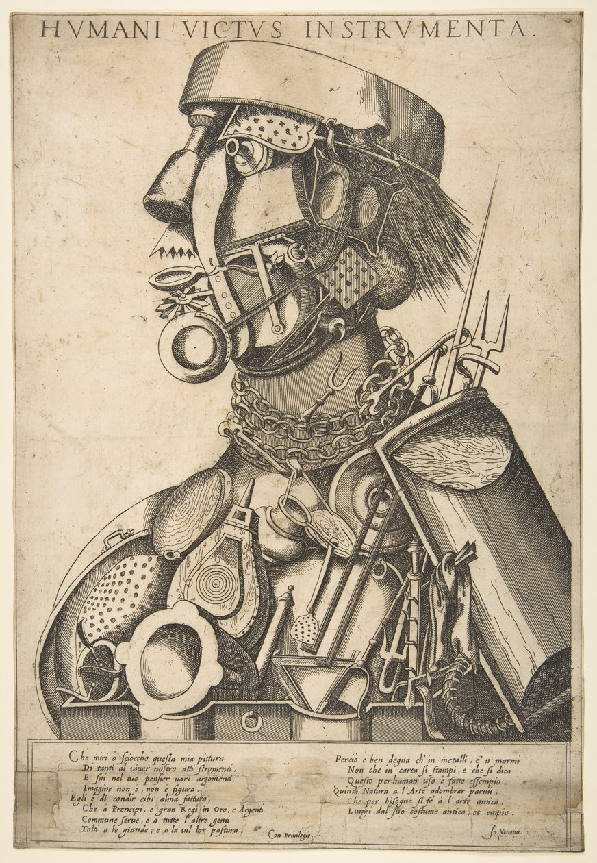 人类维持生计的工具 Humani Victus Instrumenta：烹饪，1569年后。 作者 乔瓦尼·达·蒙特·克雷马斯科