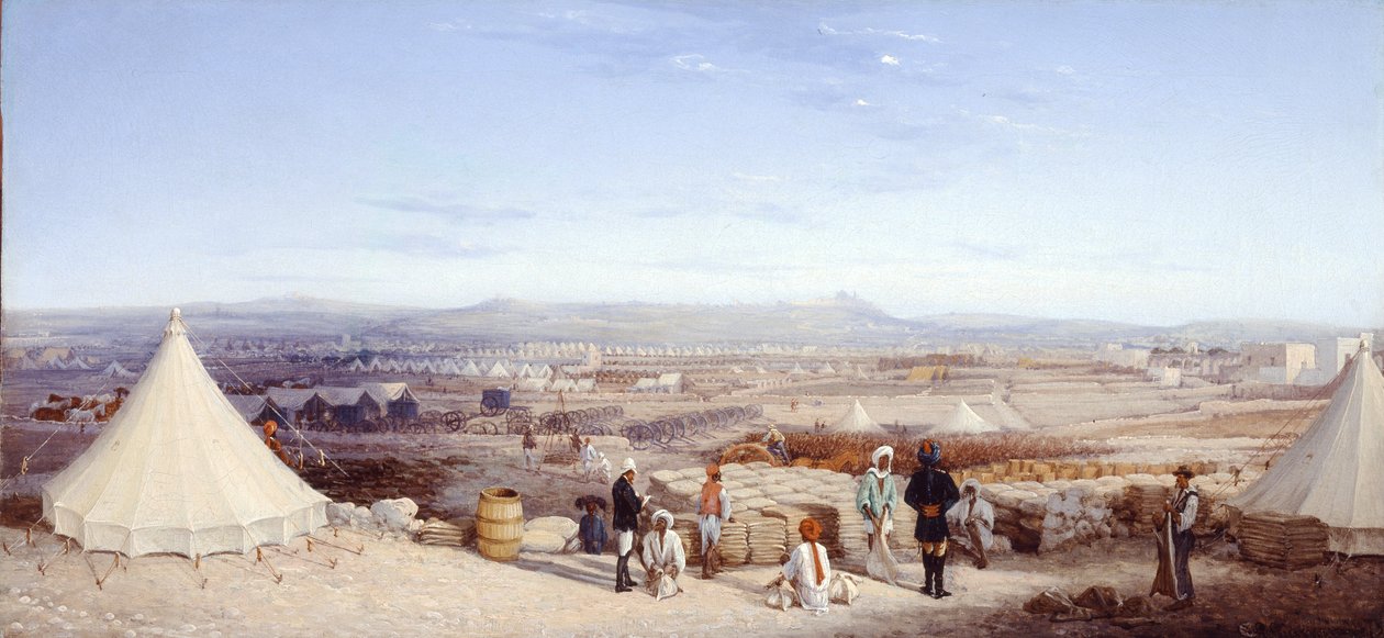 印度骑兵营，马耳他，1878年 作者 吉罗拉莫·詹尼