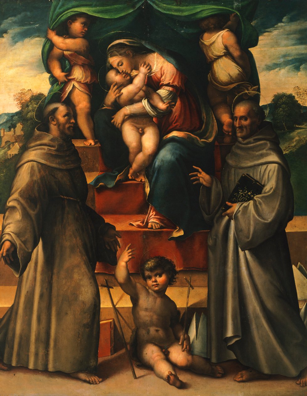 圣母与圣婴》，作者 Girolamo Marchesi da Cotignola（1471-约 1540 年） 作者 吉罗拉莫·马尔凯西·达科蒂尼亚拉