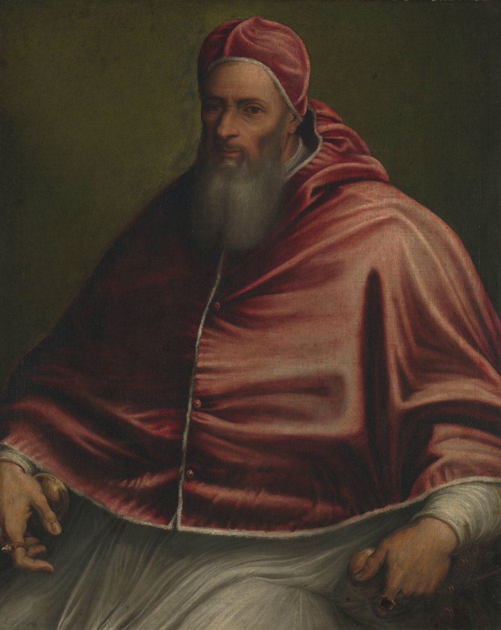 教皇朱利叶斯三世（原名教皇保罗三世） 作者 Girolamo Sicciolante (圈子)