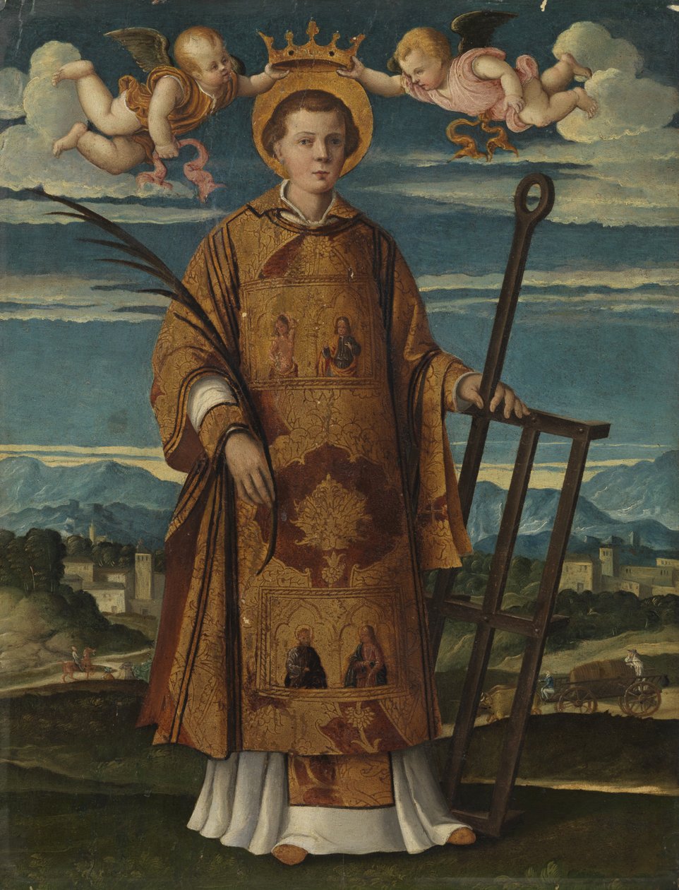 圣劳伦斯，约1520-30年 作者 Girolamo da Santacroce