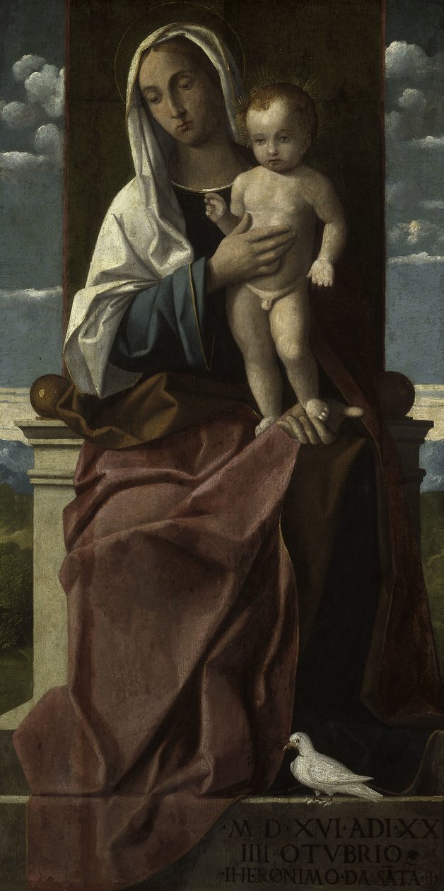 圣母与圣婴登基 作者 Girolamo da Santacroce
