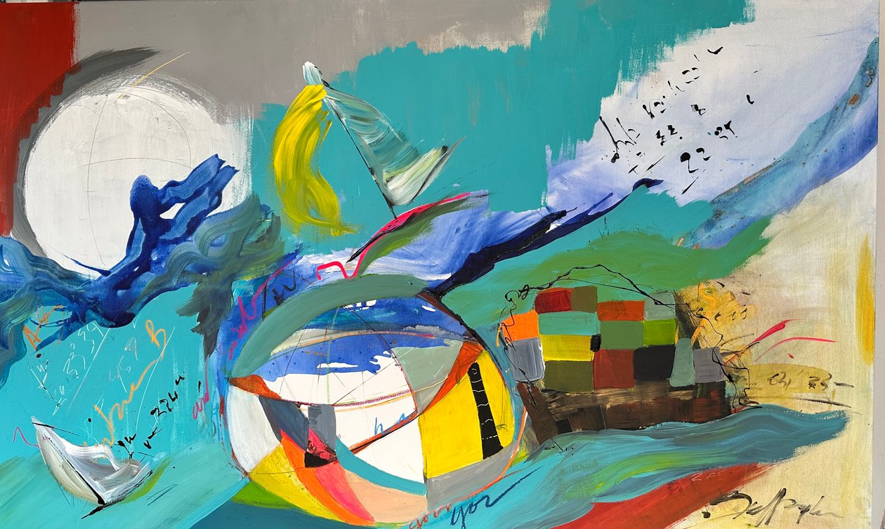 Ad Sidera（丙烯酸画布） 作者 吉塞拉·加夫格里奥