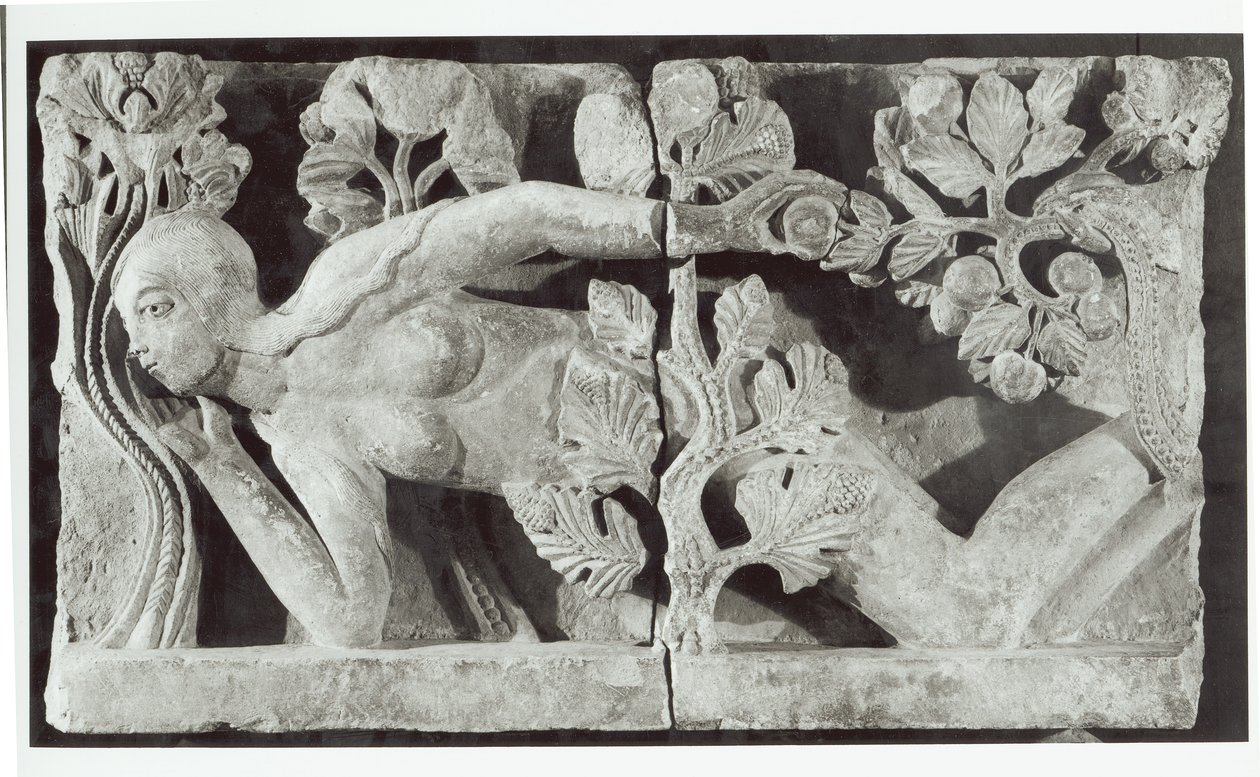 前夕，从圣拉扎尔大教堂的门户，门楣的片段，c.1135-40 作者 吉斯勒贝图斯