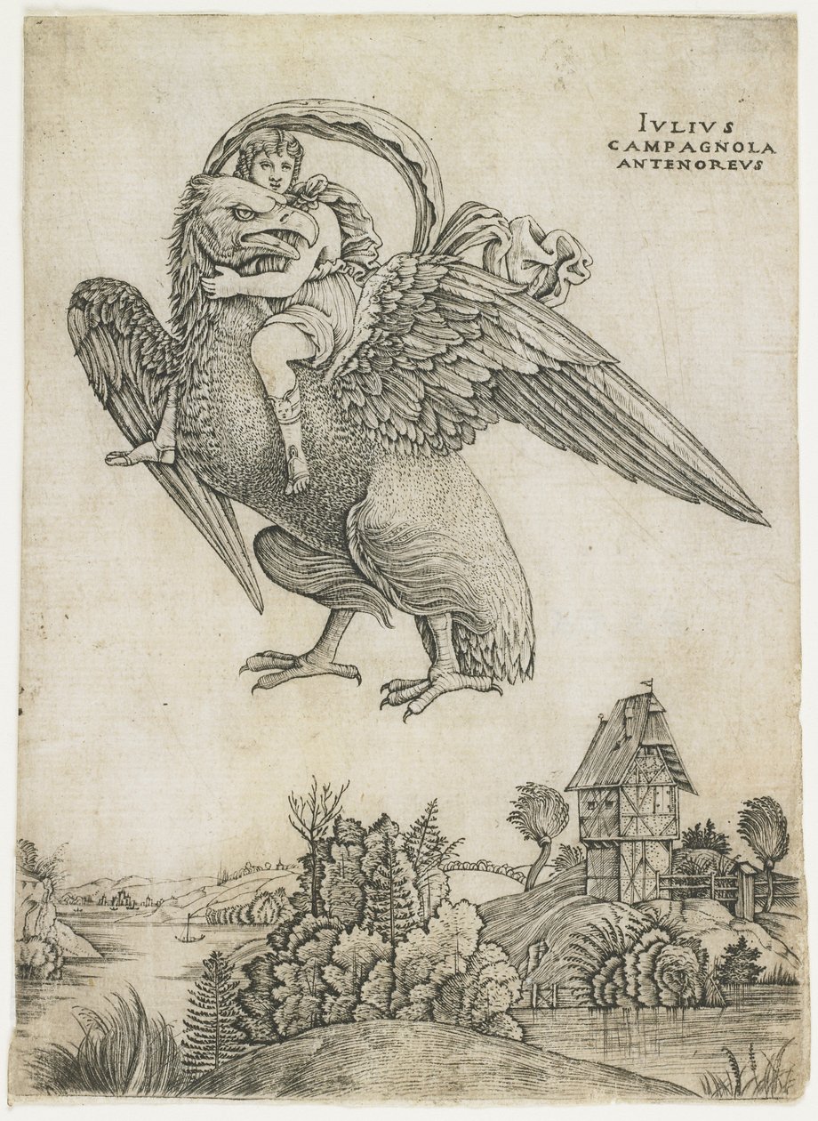 Ganymede，c.1500-1505 作者 朱利奥·坎帕尼奥拉（Giulio Campagnola）