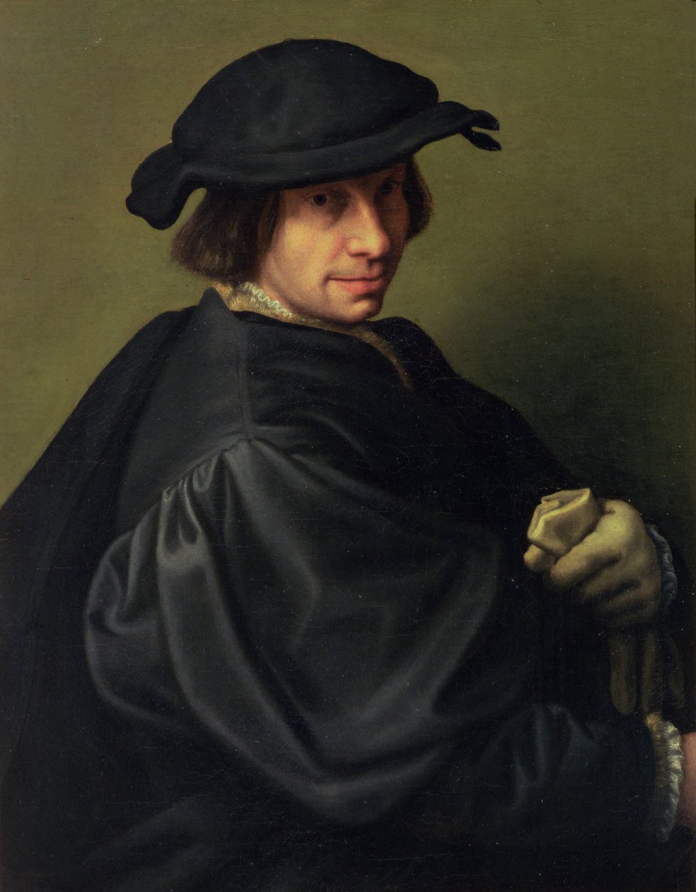 Galeazzo Campi（1475-1536）的肖像，艺术家的父亲，1530-40 作者 朱利奥·坎皮（Giulio Campi）