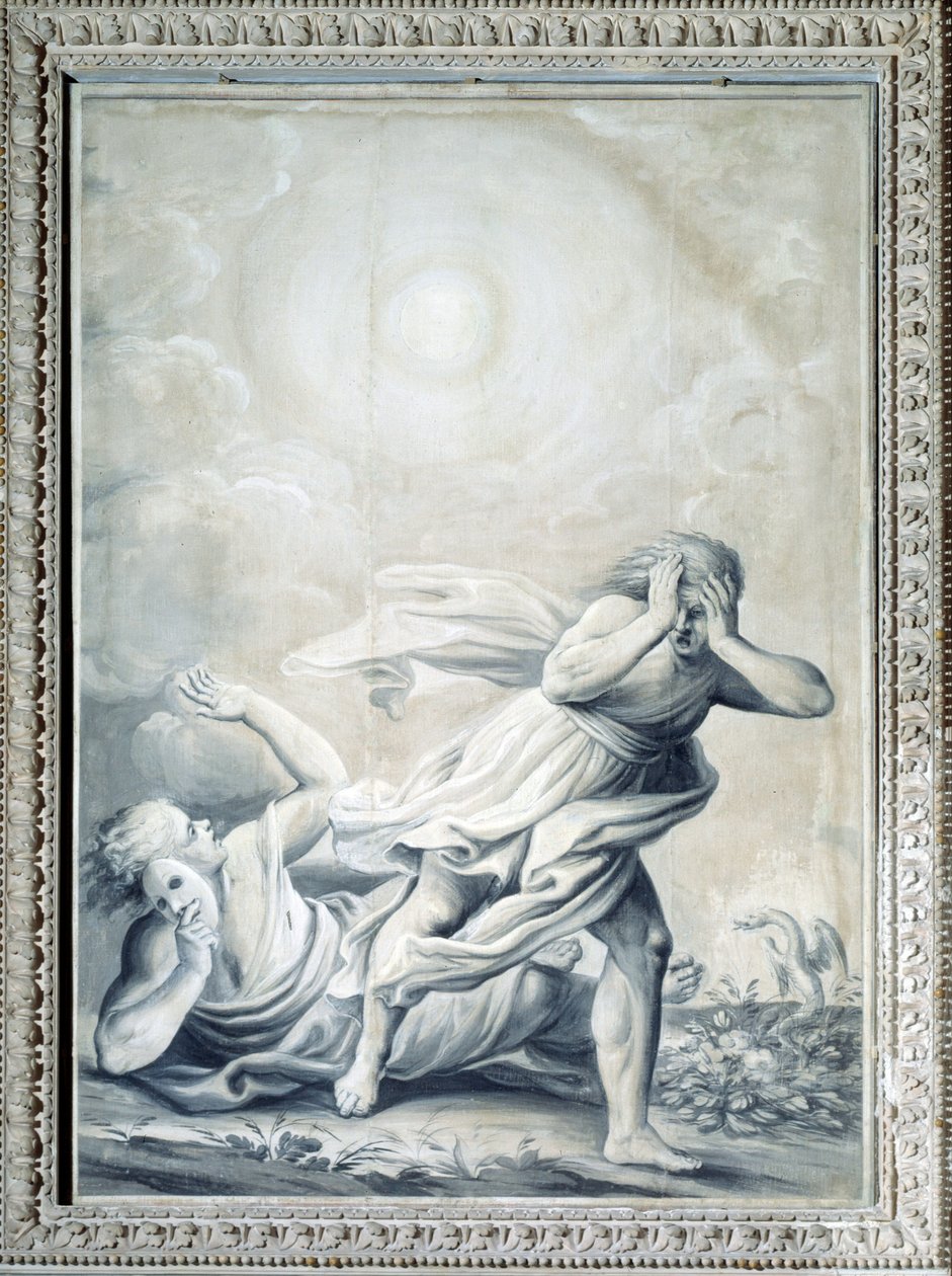 揭示事物本质并羞辱欺诈和叛国的真理寓言（绘画，c.1820-1826） 作者 朱利奥·巴利诺