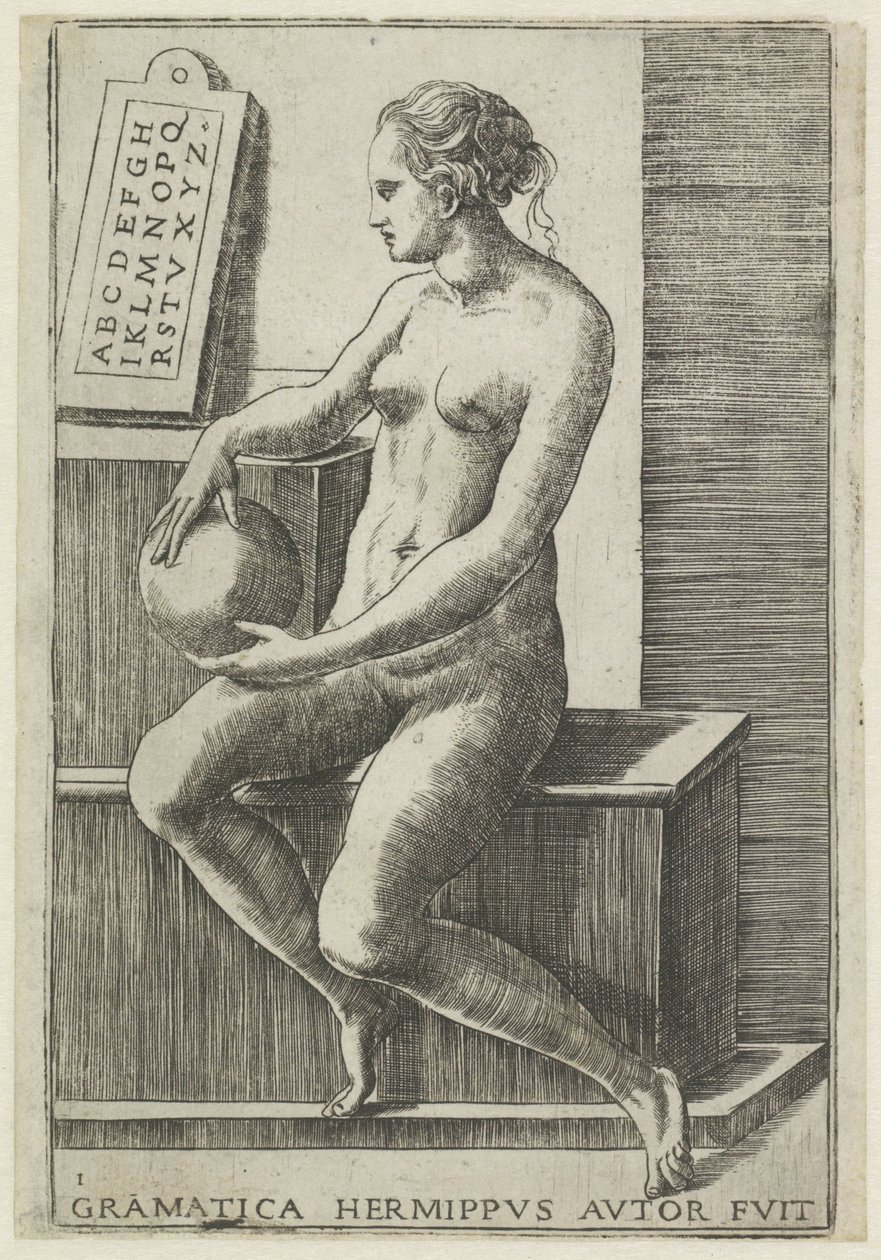语法
Gramatica hermippus autor fuit（关于对象的标题）
七艺（丛书名） 作者 朱利奥·博纳松