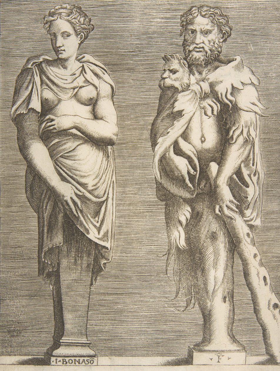Hercules and Deianira的条款，约1531-76.，约1531-76。 作者 朱利奥·博纳松