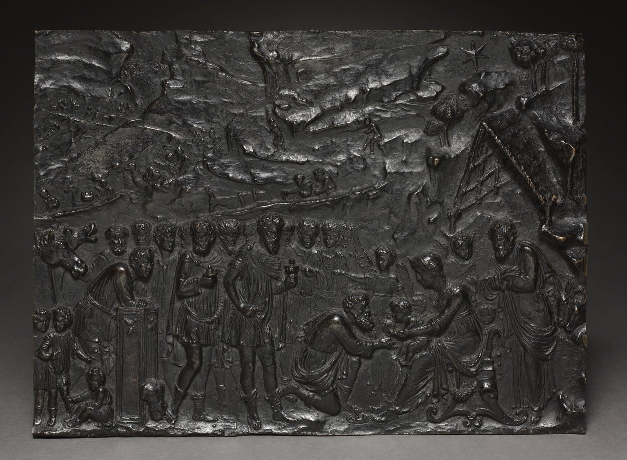 贤士的崇拜，c。 1500-1525。 作者 朱利奥·德拉·托雷（Giulio della Torre）