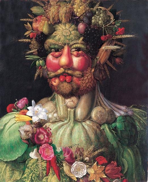 鲁道夫二世作为Vertumnus 作者 朱塞佩·阿辛博多