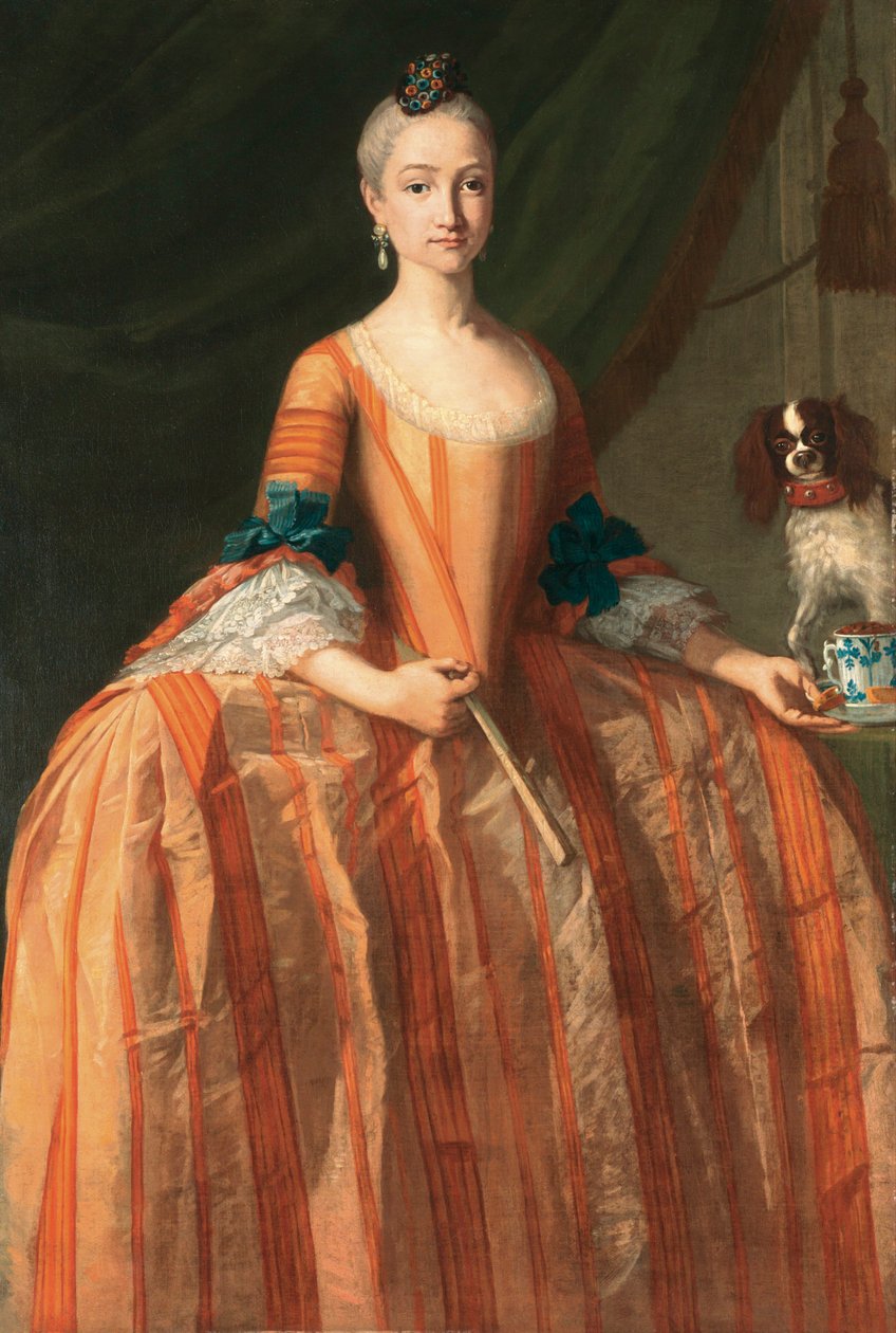 西班牙的Infanta Maria Josefa的肖像（1744-1801） 作者 朱塞佩·博尼托