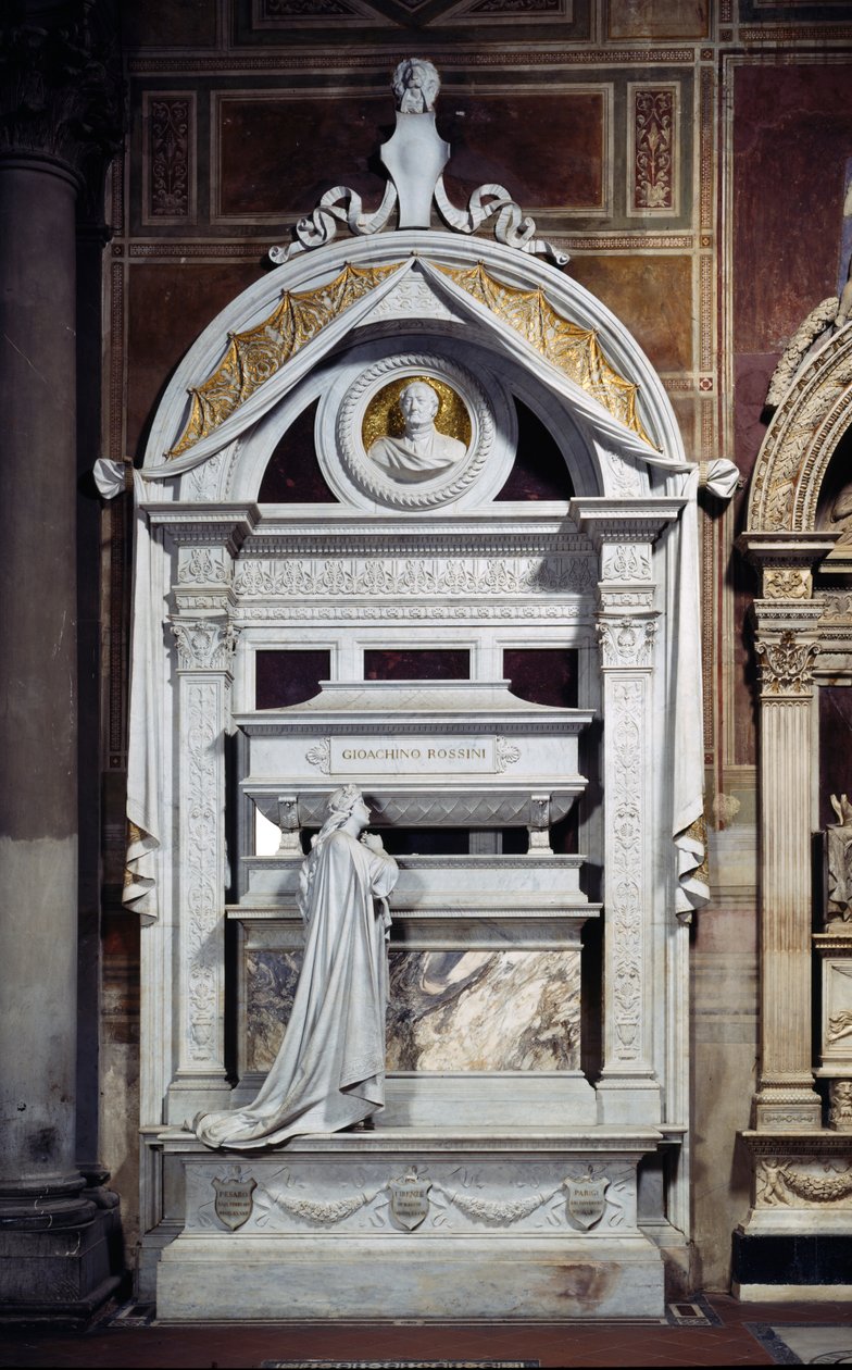 Gioacchino Rossini纪念碑（1792-1868）1900（大理石） 作者 朱塞佩·卡西奥利（Giuseppe Cassioli）