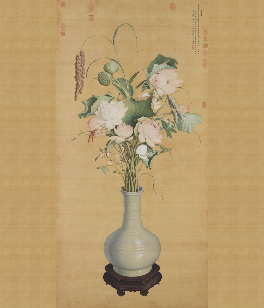 收集吉祥标志 作者 郎世宁