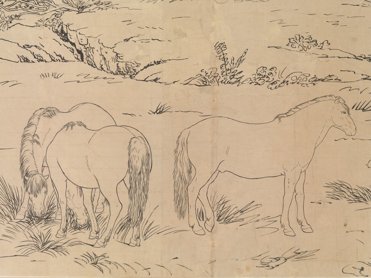 百马（选秀） 作者 郎世宁