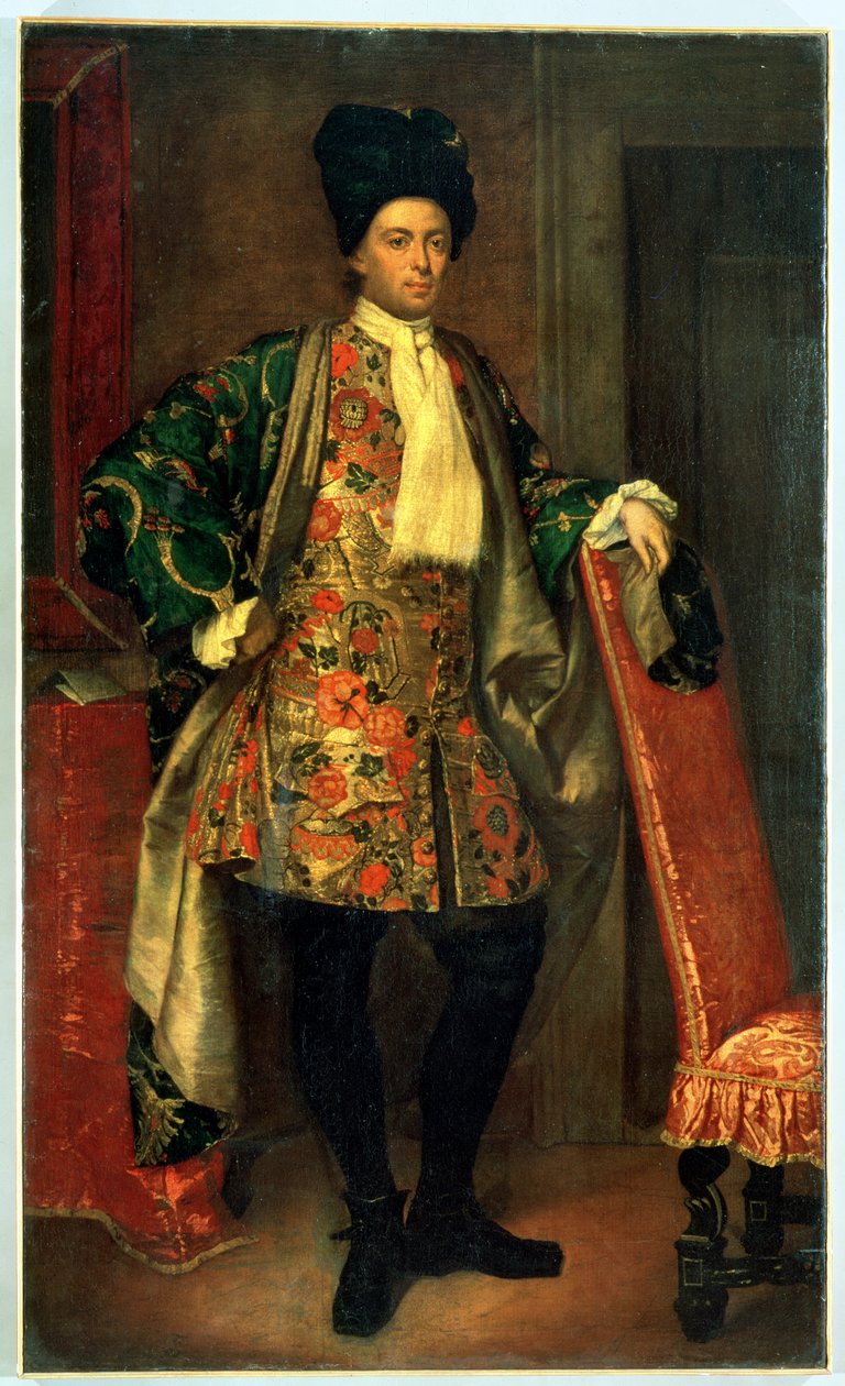 伯爵Giovanni Battista Vailetti的肖像 作者 朱塞佩·吉斯兰迪