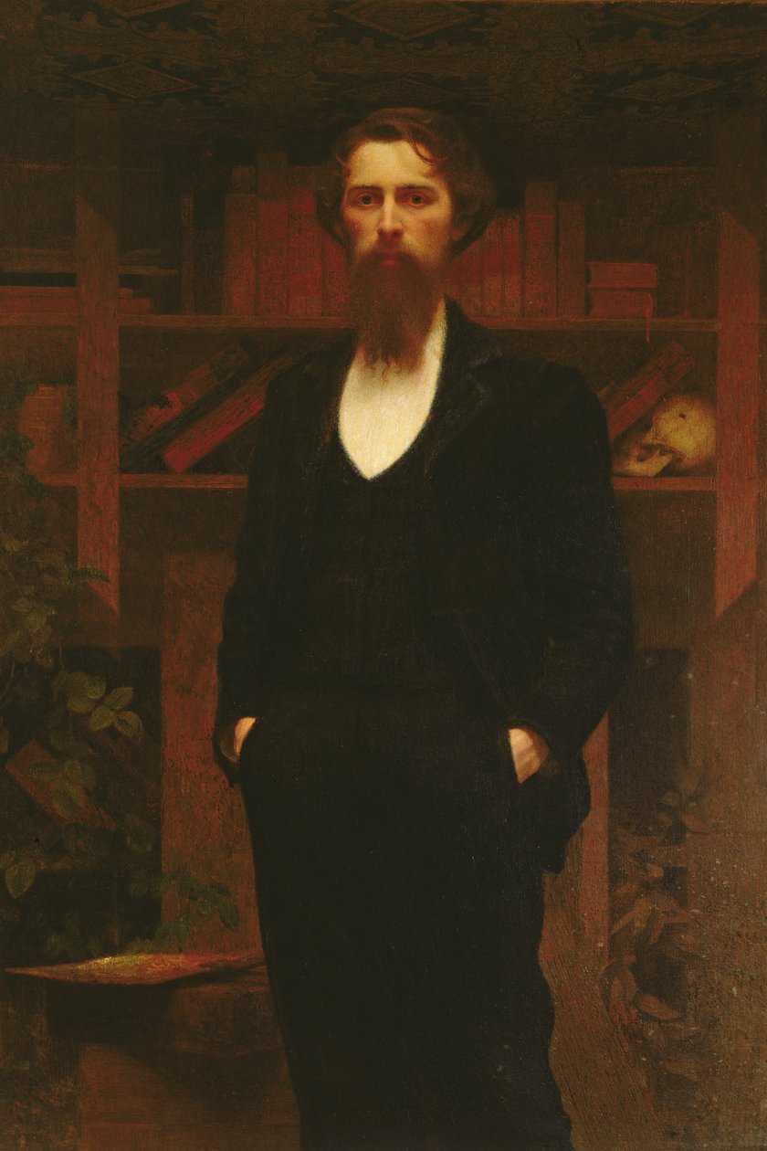 自画像，1899年 作者 朱塞佩·佩里扎·达·沃尔佩多