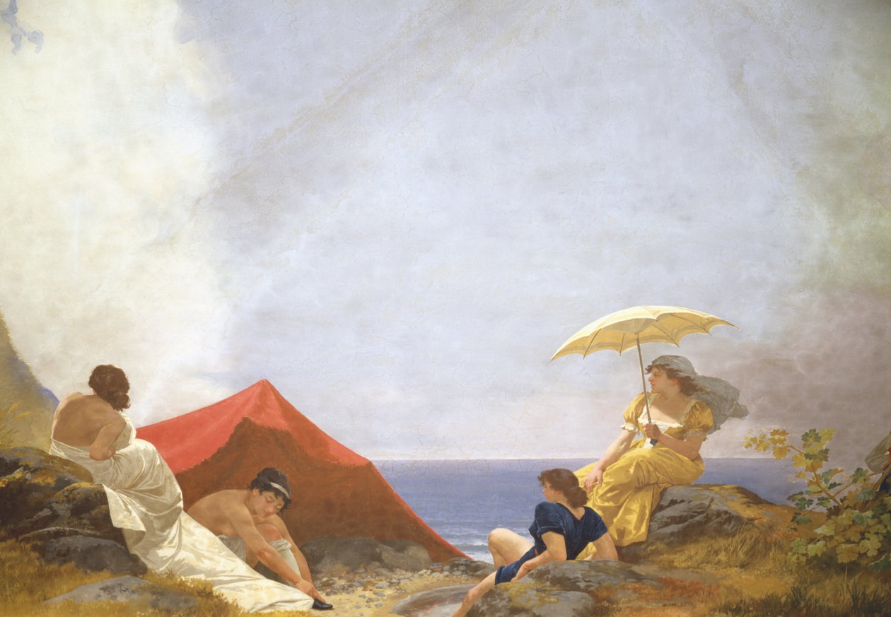 夏天，19世纪末 作者 朱塞佩·舒蒂（Giuseppe Sciuti）