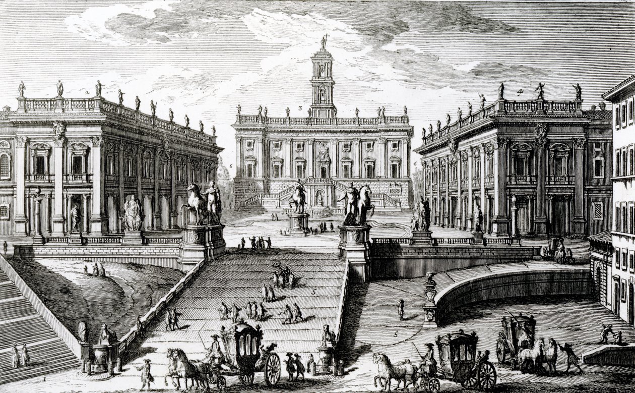 Piazza del Campidoglio广场 作者 朱塞佩·瓦西