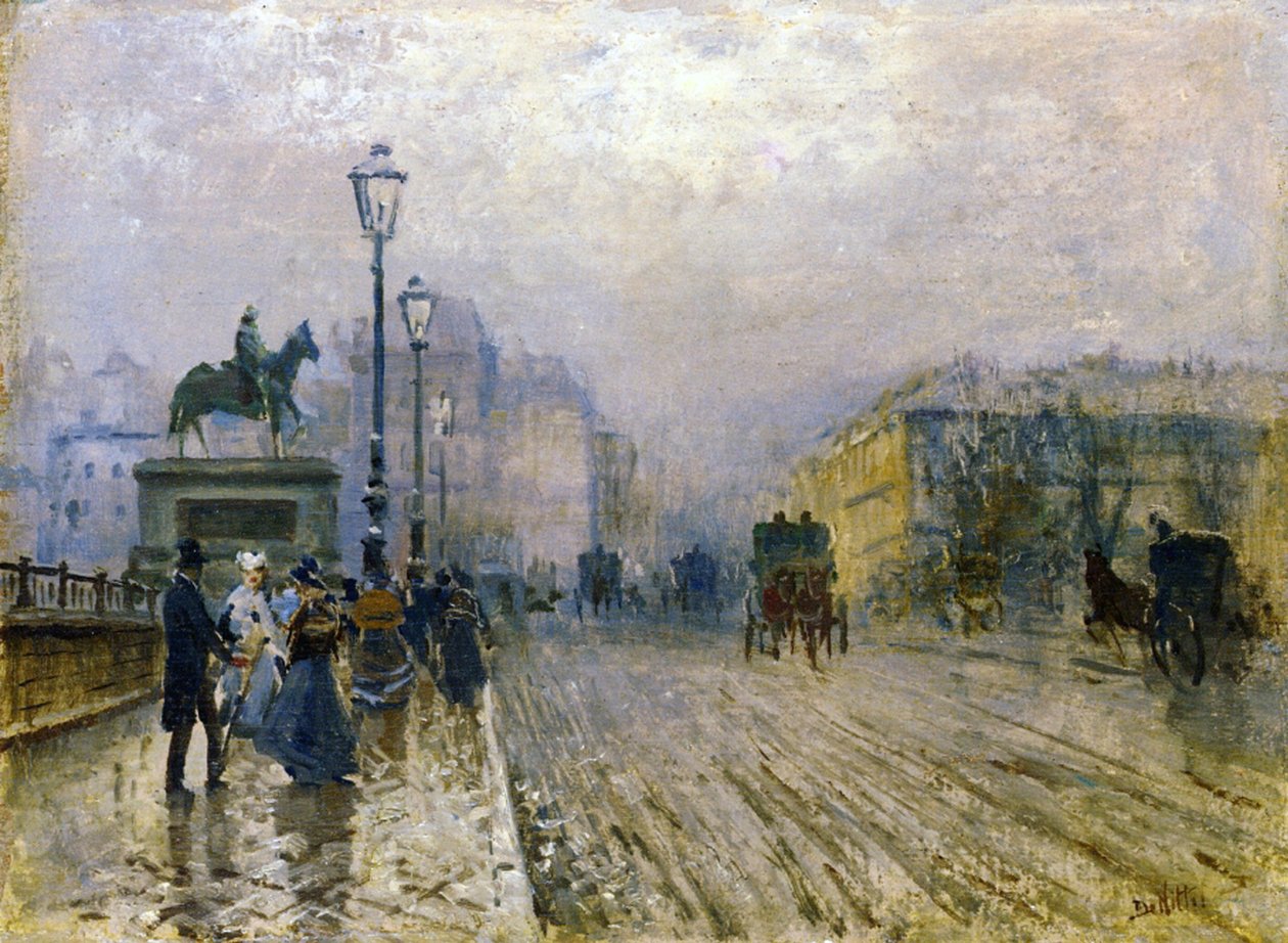 Pont Neuf，巴黎 作者 朱塞佩·德·尼蒂斯