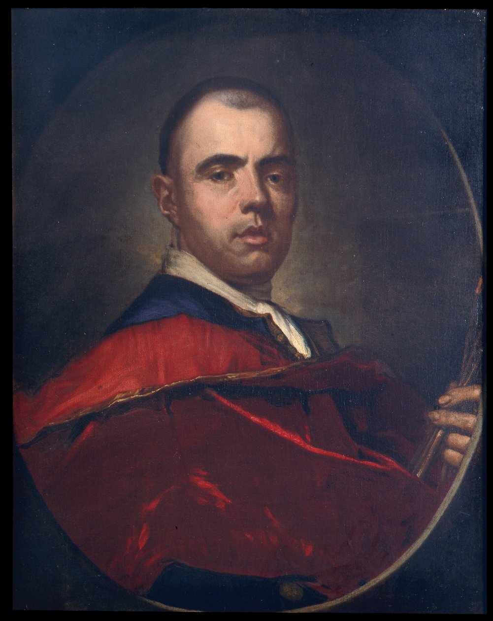 Portrait of a painter 作者 朱塞佩·吉斯兰迪