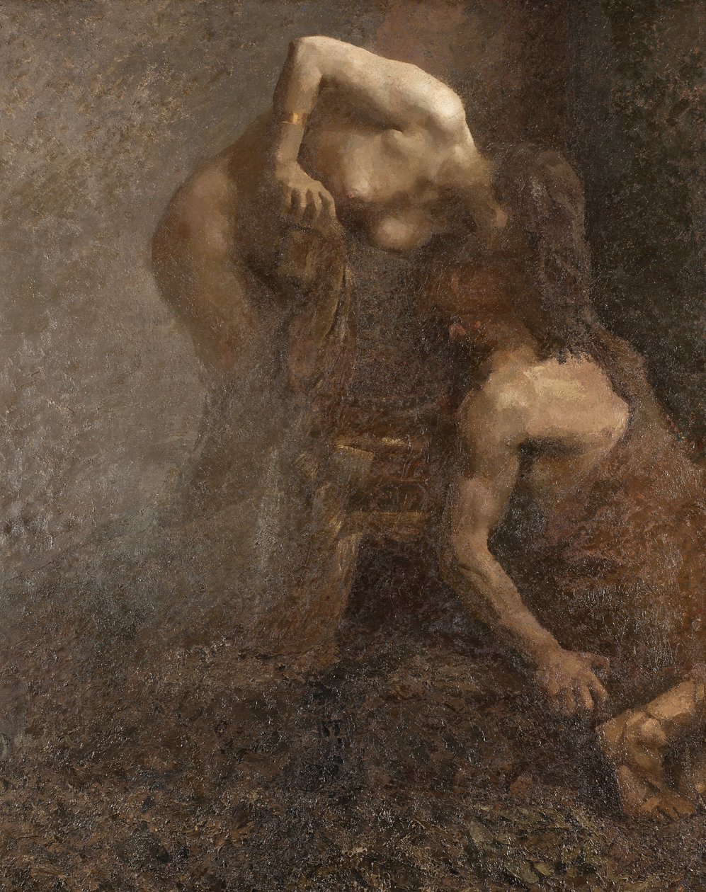 朱塞佩-阿米萨尼（1879-1941 年）的豪华埃及艳后画作 尺寸 210x190 厘米 Mede Palazzo Comunale 作者 朱塞佩·阿米萨尼（Giuseppe Amisani）
