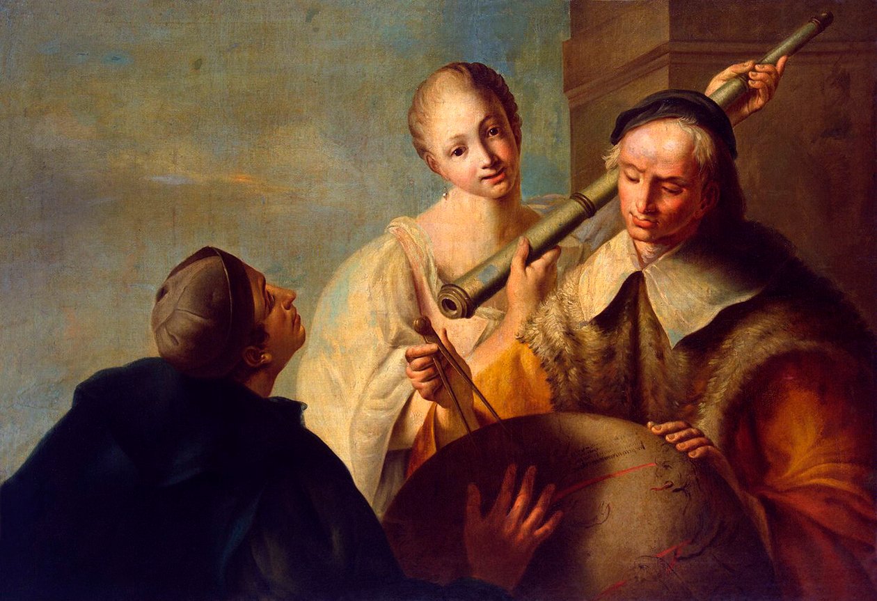 天文学课程》，1750年代。 作者 朱塞佩·安吉利（Giuseppe Angeli）