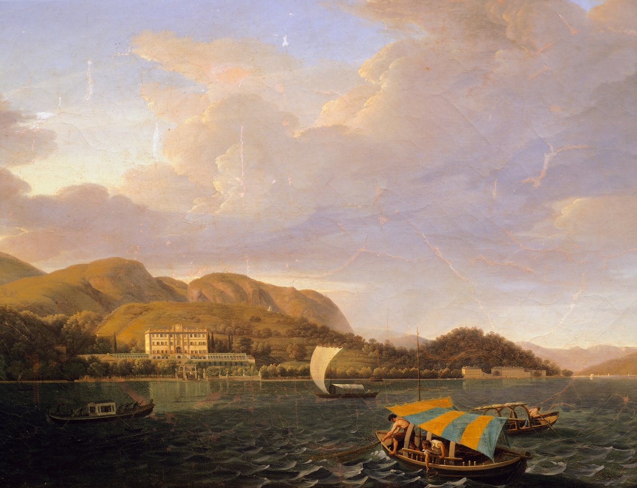 科莫湖特雷梅佐的卡洛塔别墅，朱塞佩·比西 (1787-1869) 设计 作者 朱塞佩·比西