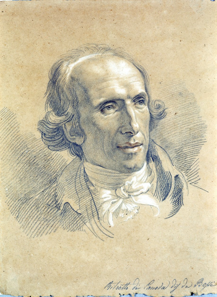 Bossi 的 Canova 肖像（1757 - 1822）。 作者 朱塞佩·博西（Giuseppe Bossi）
