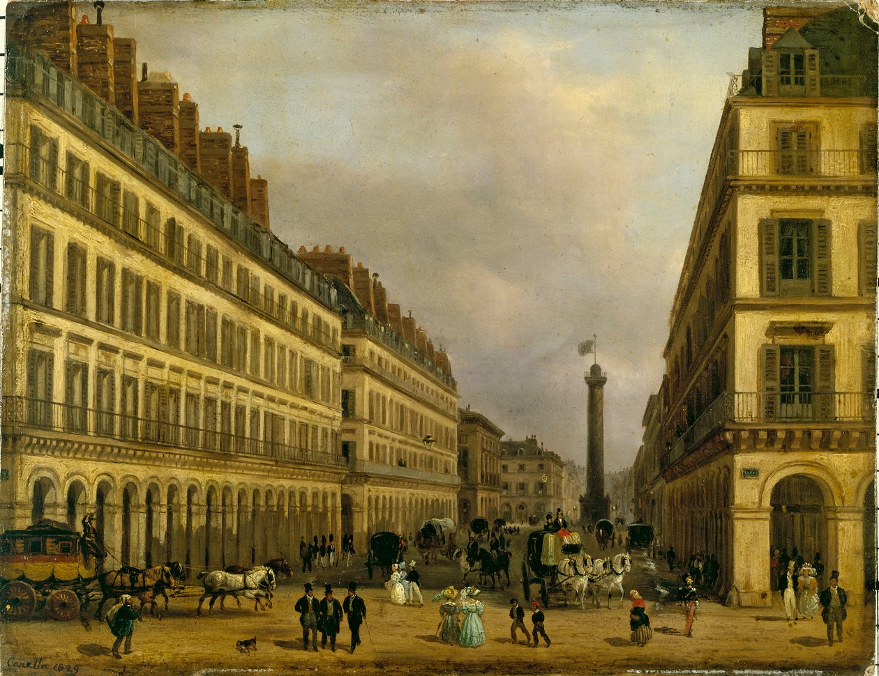 法语: La rue de Castiglione 作者 朱塞佩·卡内拉（Giuseppe Canella）