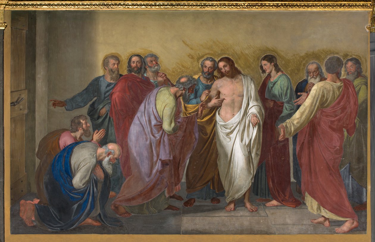长老会, Giueppe Diotti, 不相信圣托马斯 1832年 作者 朱塞佩·迪奥蒂（Giuseppe Diotti）