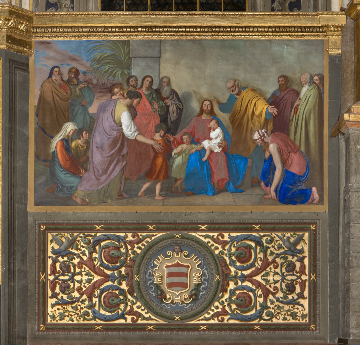 长老会, Giueppe Diotti, Sinite parvulos 1833年 作者 朱塞佩·迪奥蒂（Giuseppe Diotti）