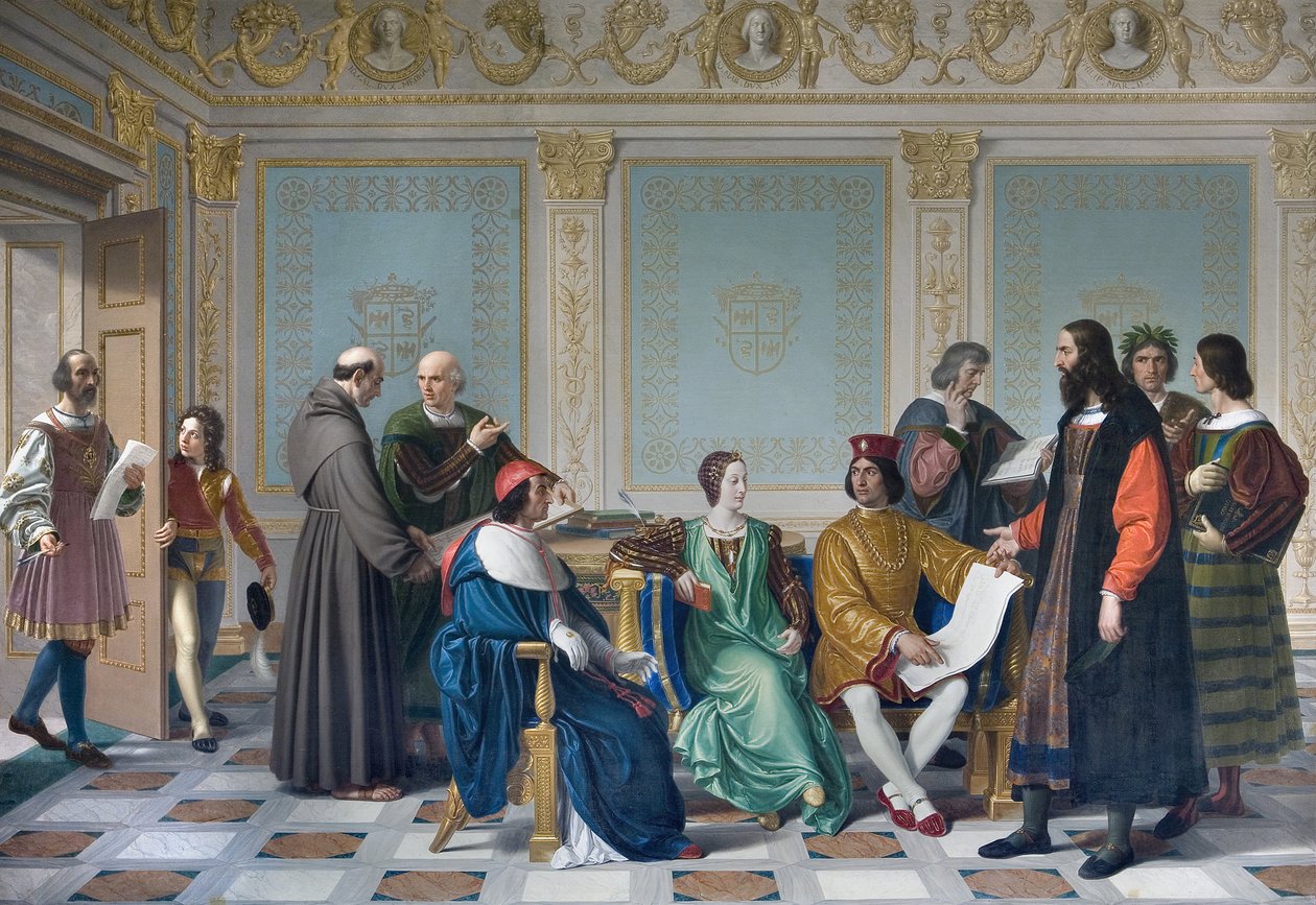 Ludovic Marie Sforza 宫廷的艺术家被称为 More (Ludovico Maria Sforza detto il Moro 作者 朱塞佩·迪奥蒂（Giuseppe Diotti）