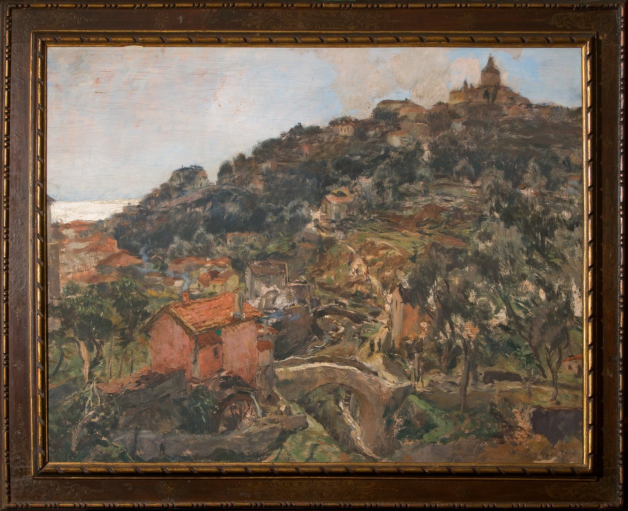 圣雷莫（胶合板油画） 作者 朱塞佩·格拉齐奥西