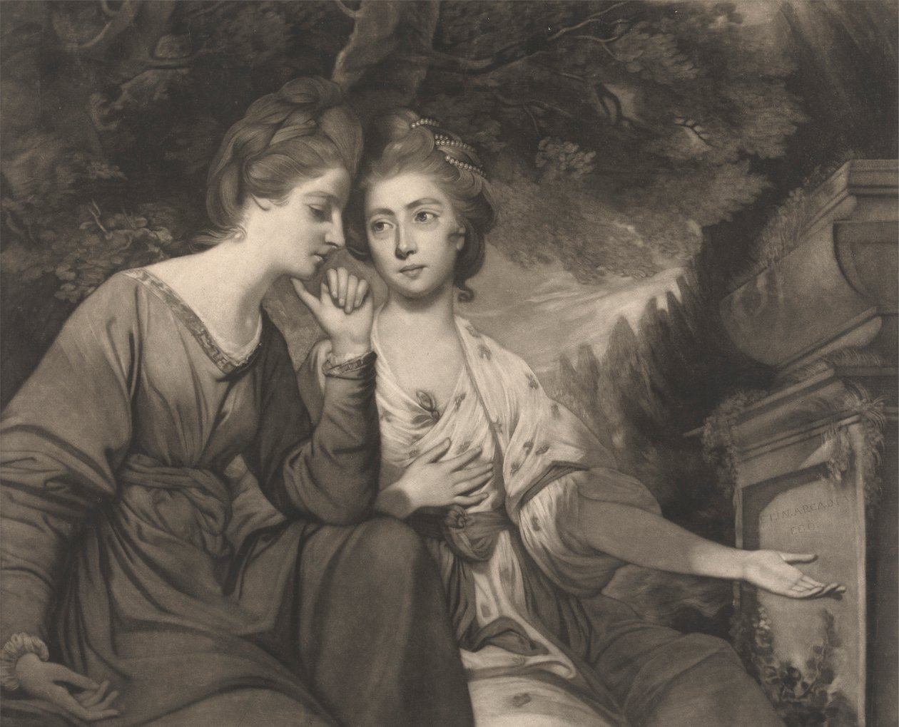 Harriet Bouverie 夫人和 Frances Ann Crewe 夫人 作者 朱塞佩马尔基