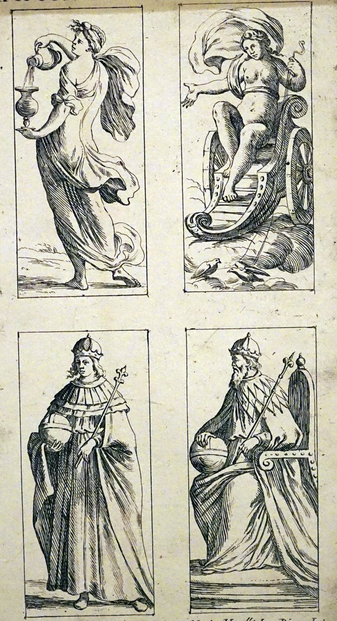 17th Century tarot cards by Giuseppe Maria Mitelli 作者 朱塞佩·玛丽亚·米特利