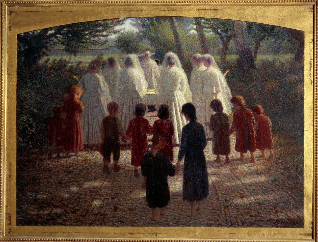 碎花 朱塞佩-佩里萨-达-沃尔佩多(1868-1907)的画作 1902 太阳 0.79x1.07米 巴黎，奥赛博物馆 作者 朱塞佩·佩里扎·达·沃尔佩多
