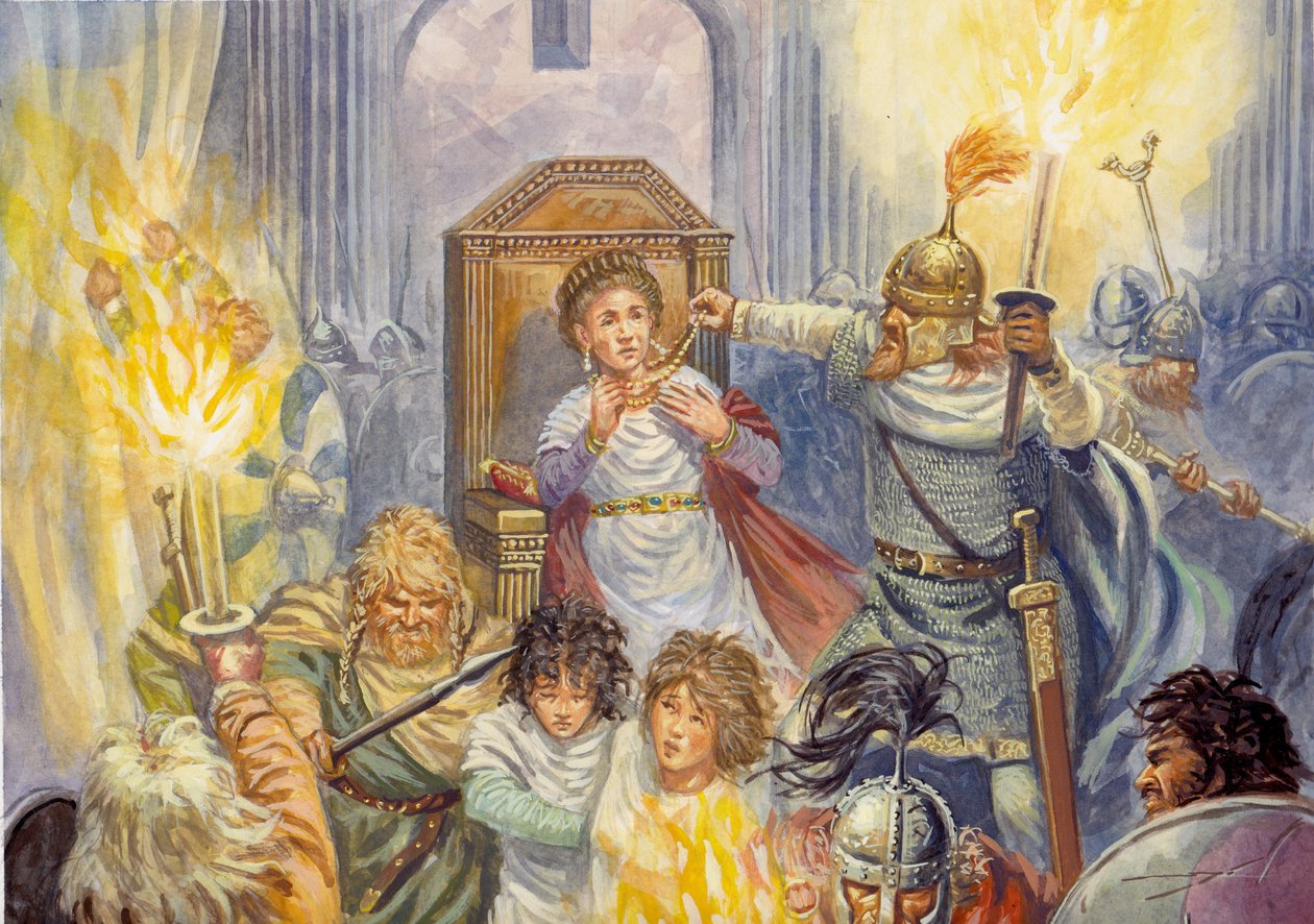 汪达尔人攻陷罗马 作者 朱塞佩·拉瓦（Giuseppe Rava）