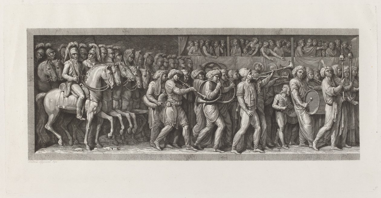 法国人进入米兰，1796 年 5 月 15 日 作者 Giuseppe Rosaspina，根据 Andrea Appiani