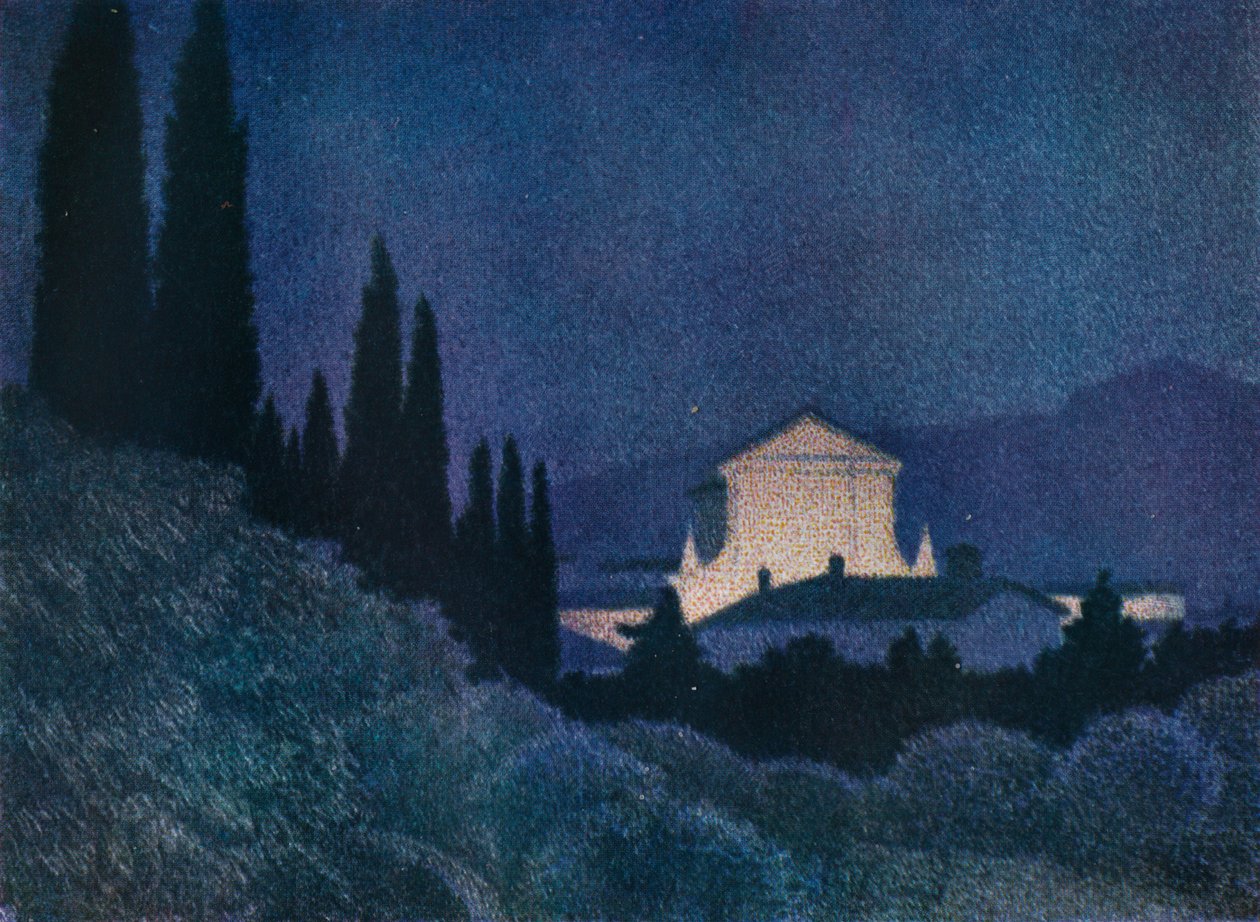 节日的夜晚，c1930年1934年 作者 朱塞佩·乌戈尼亚