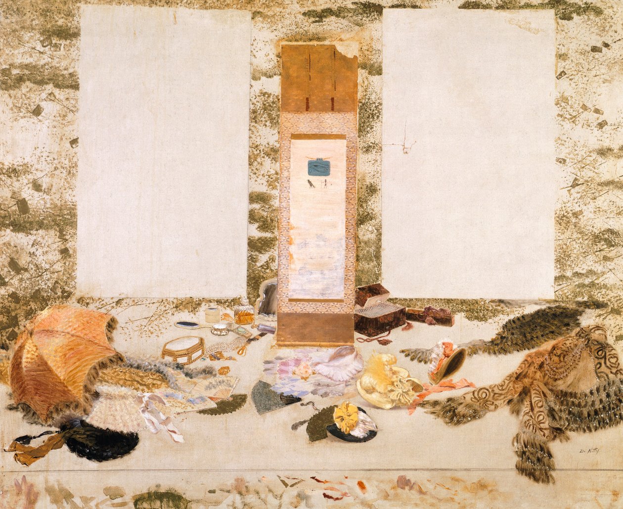 朱塞佩·德尼蒂斯 (Giuseppe De Nittis) 的静物 (1846-1884) 作者 朱塞佩或约瑟夫·德尼蒂斯