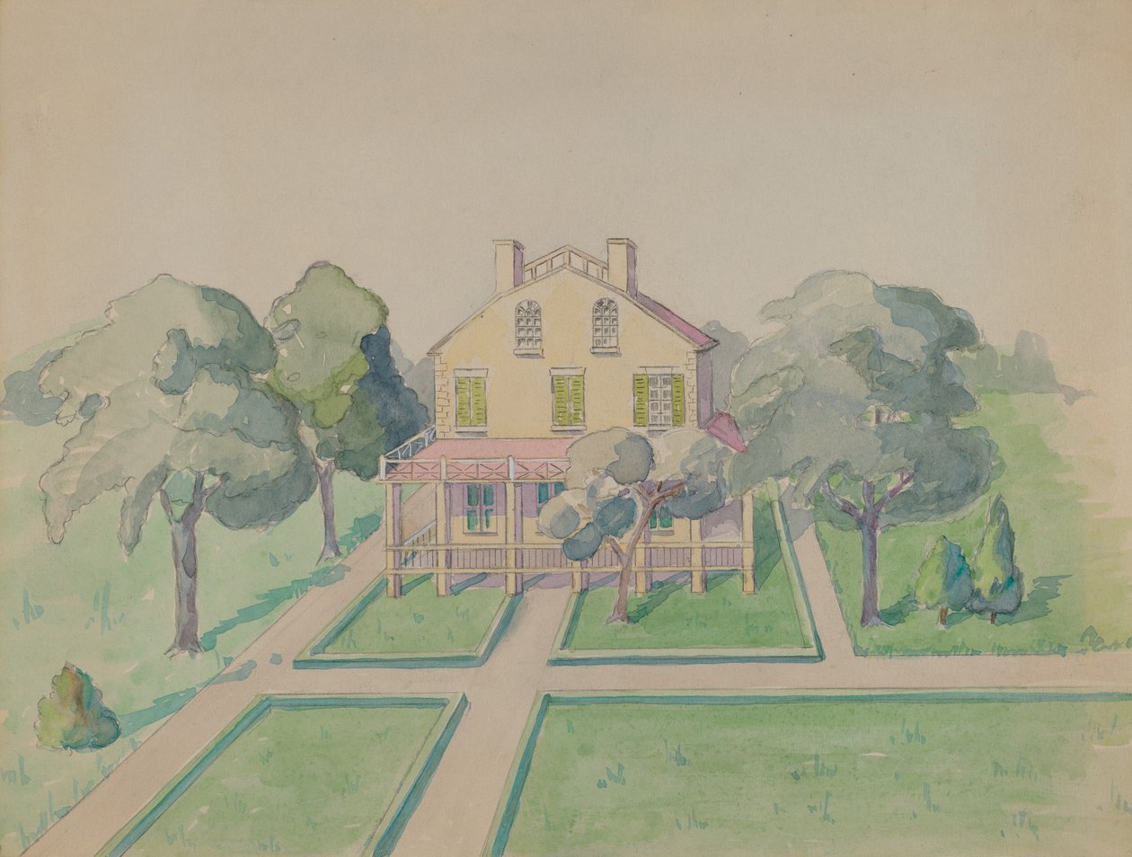 布雷沃特庄园，19351942。 作者 格拉迪斯·库克