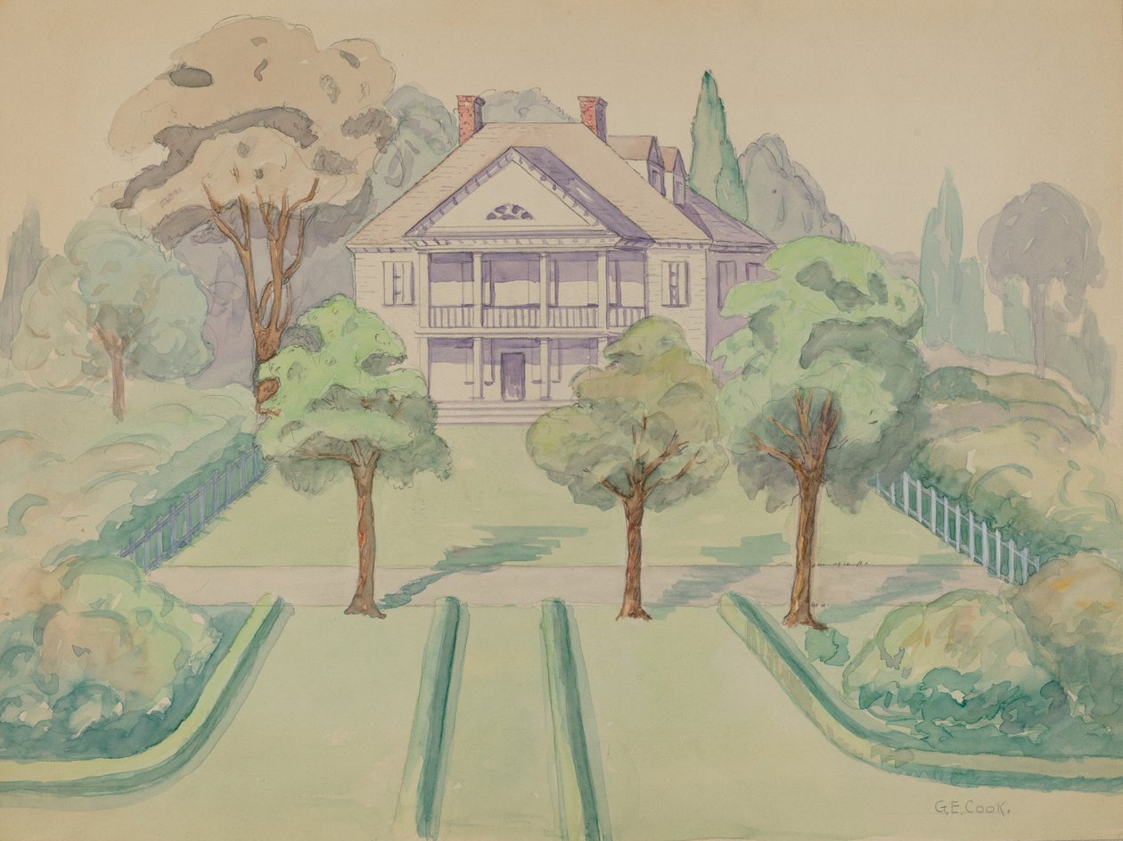 包里的房子，19351942年。 作者 格拉迪斯·库克
