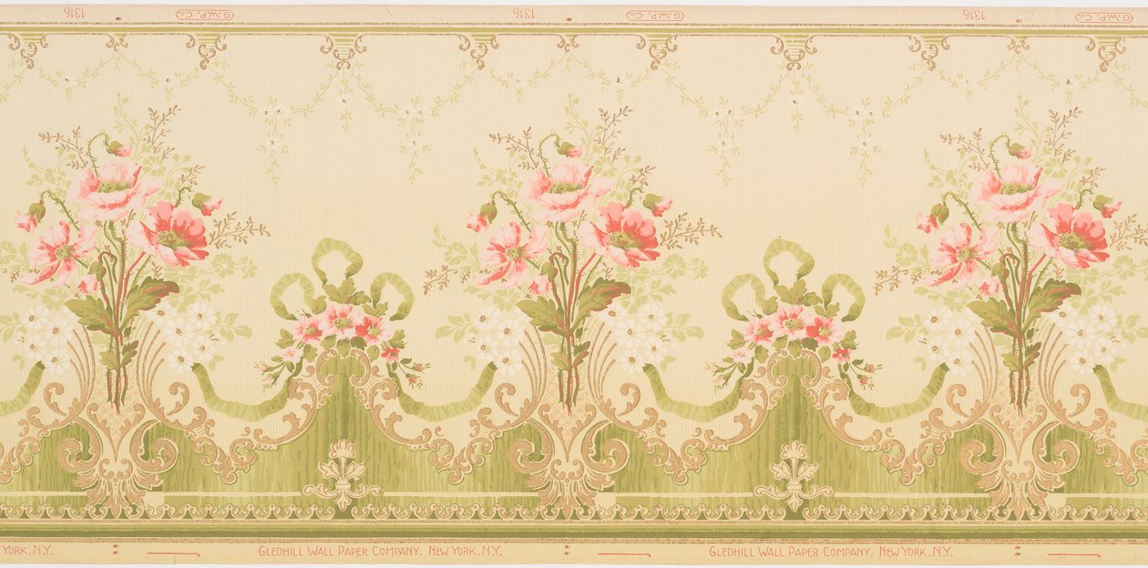 弗里兹（美国），1900-15 作者 格里德希尔墙纸公司