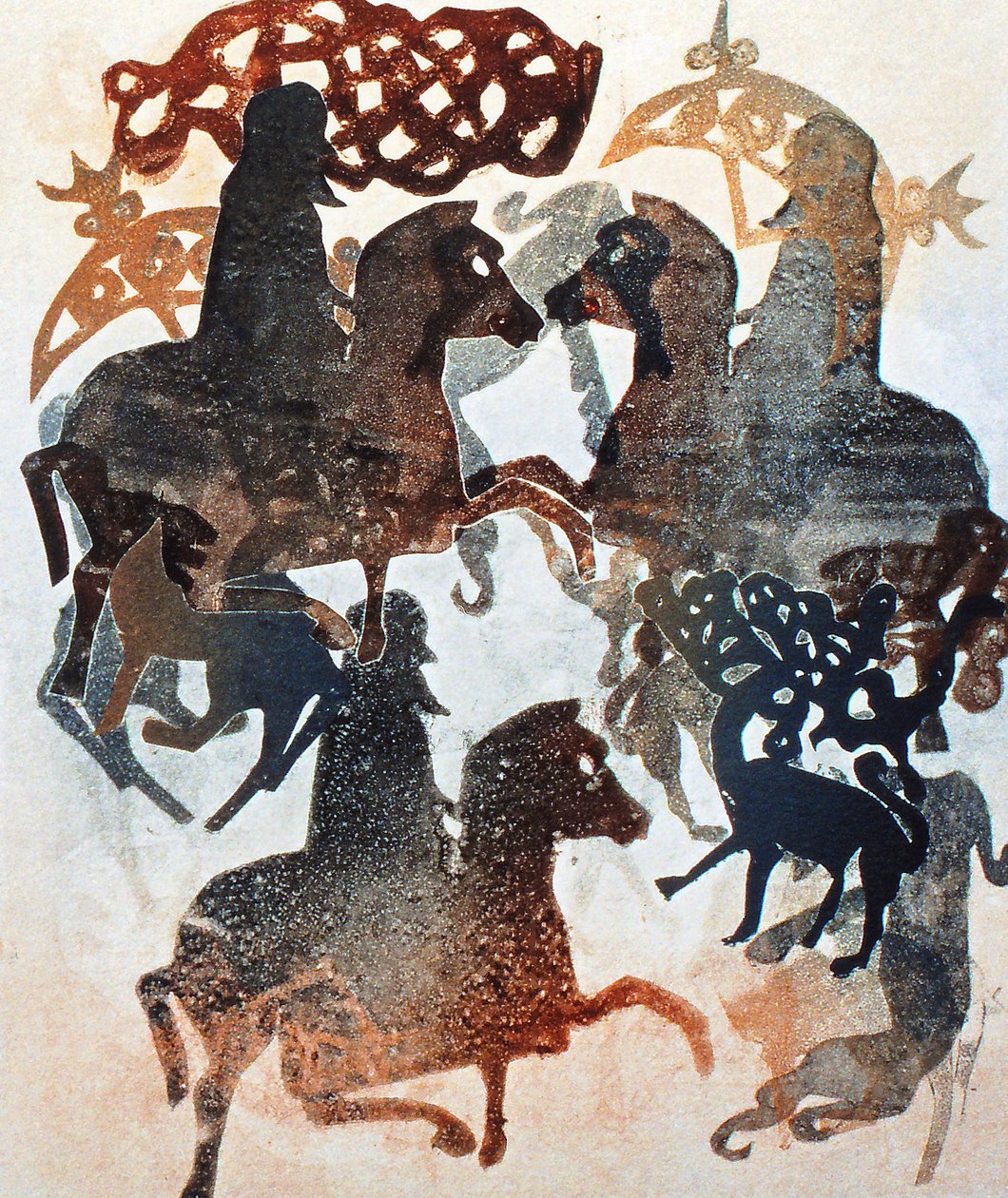 Meigle 11,2000（monoprint） 作者 格洛丽亚·沃灵顿
