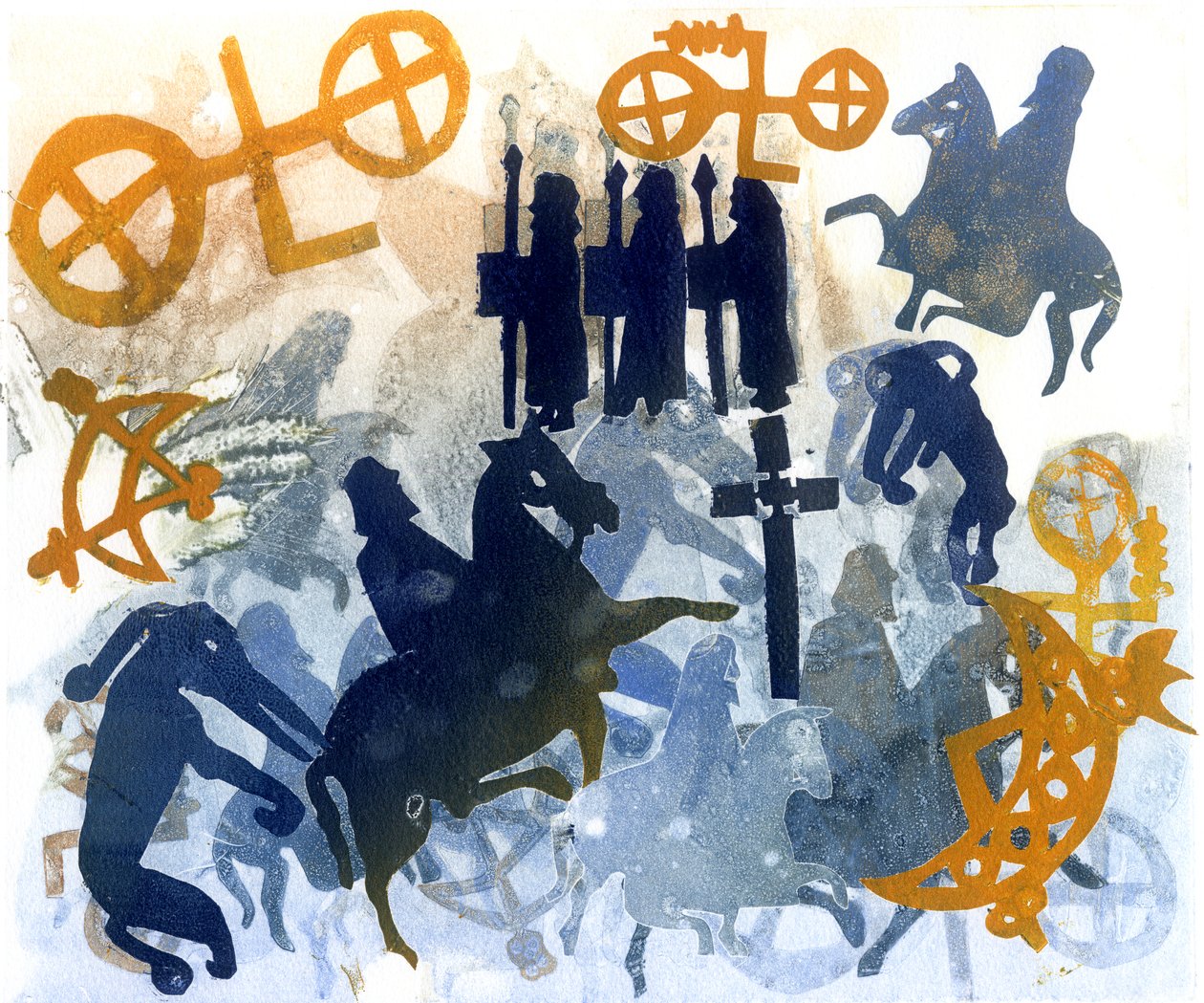 收获FEstival（monotype） 作者 格洛丽亚·沃灵顿