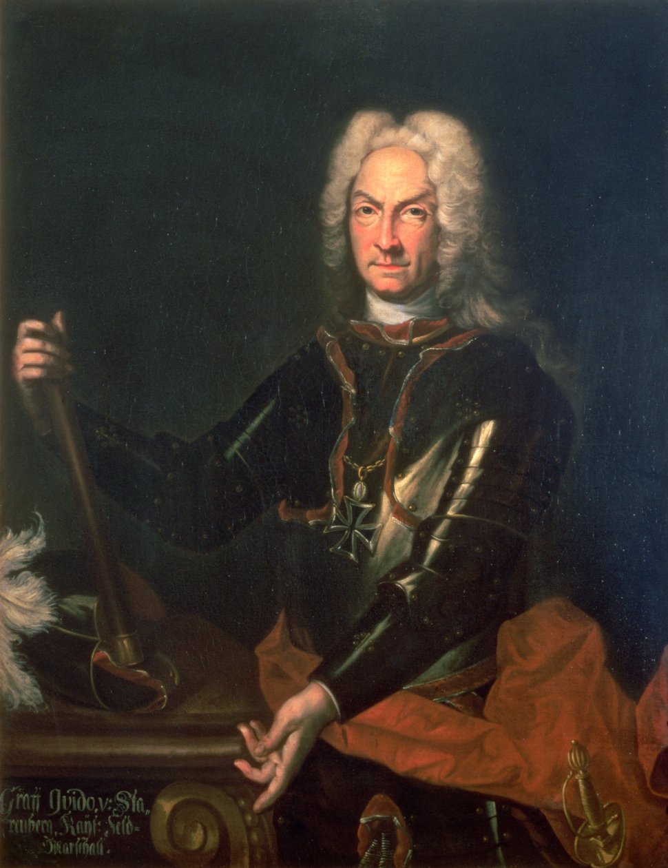 01148战地马歇尔伯爵Guidobald von Starhemberg（1654-1737），西班牙王位继承战争期间的西班牙军事指挥官 作者 戈弗雷·克纳勒