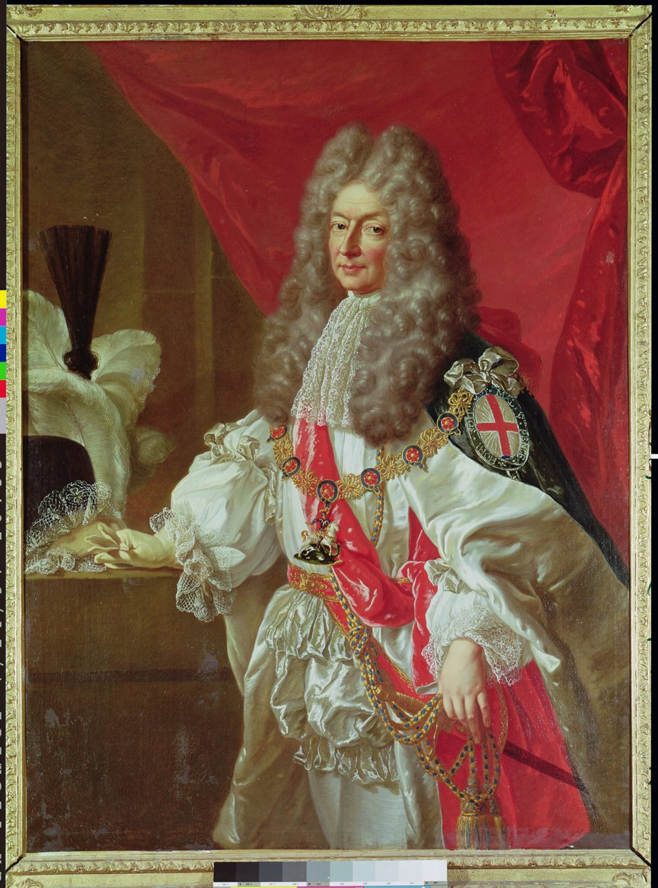 Antoine-Nomper de Caumont（1633-1723）Lauzun公爵，在Peter Lely的绘画之后（1618-80） 作者 戈弗雷·克纳勒