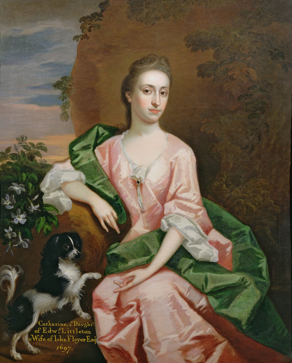 凯瑟琳利特尔顿，约翰弗洛尔的妻子，1697年 作者 戈弗雷·克纳勒